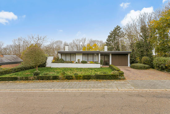 1970s Roger Vanhoof modern house in Leuven, Belgium