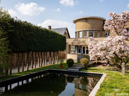 1930s modernist house in Ghent, Belgium