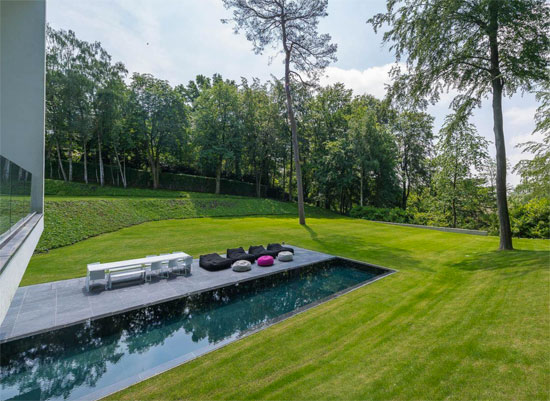 Bruno Erpicum-designed modernist property in Rhode Saint Genese, Belgium