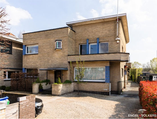 1930s modernist house in Ghent, Belgium