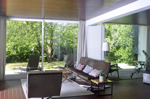 bel2 1950s modernist three-bedroomed house by Willy Van Der Meeren in Teralfene, near Brussels, Belgium