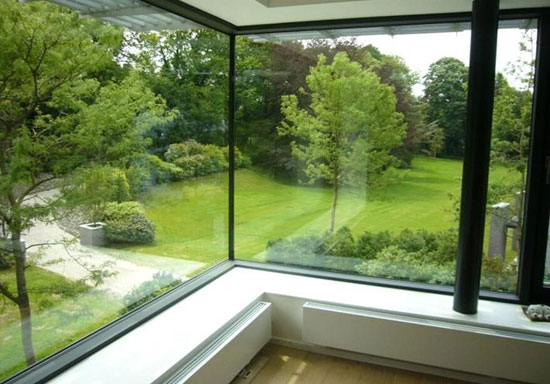 André Jacqmain-designed contemporary modernist property in Rhode-St-Genese, near Brussels, Belgium