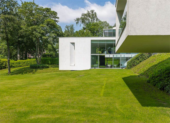 Bruno Erpicum-designed modernist property in Rhode Saint Genese, Belgium