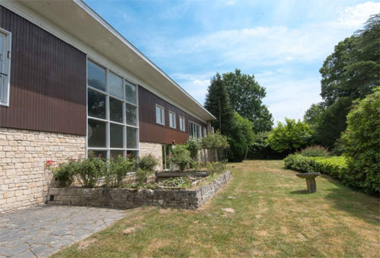 1950s Daniel Lipszyc midcentury modern property in Braine-l'Alleud, Belgium