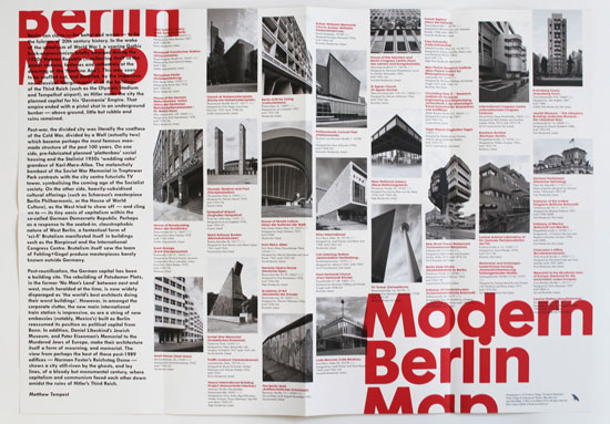 Out now: The Modern Berlin map by Blue Crow Media