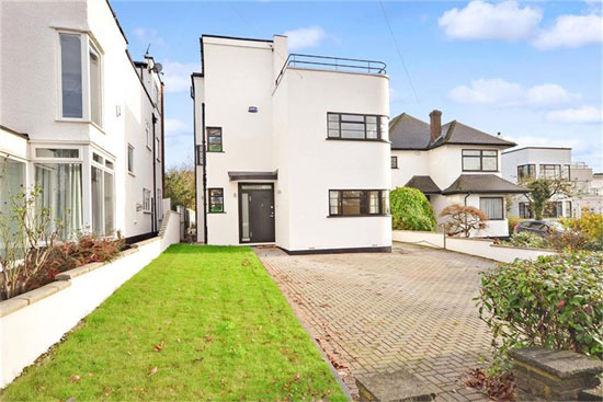 On the market: 1930s grade II-listed art deco property in Bexleyheath, Kent