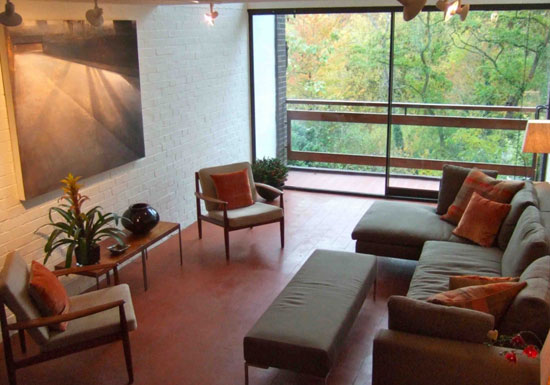bill1 1950s Bill Howell and Stan Amis-designed four-storey modernist house in South Hill Park, Hampstead, London NW3