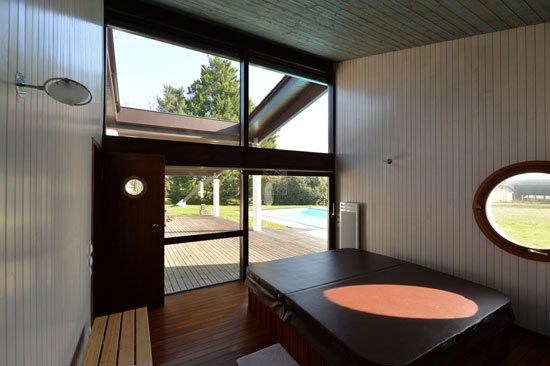 1970s modern house in Bazas, south-west France