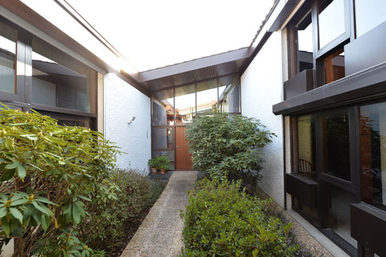 1970s modern house in Bazas, south-west France