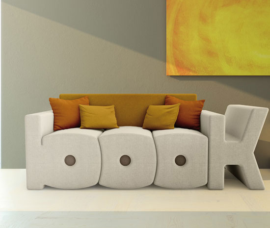 Design spotting: Pop art-inspired Book Sofa by Prospettiva