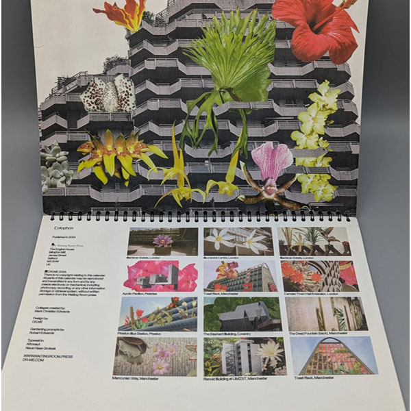 Brutalist Botany 2025 Calendar