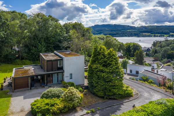 1960s modern house in Bowness-on-Windermere, Lake District