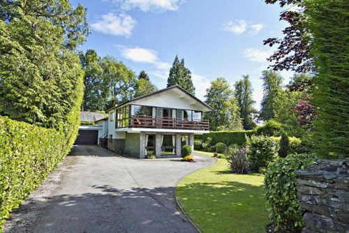 On the market: Midcentury-style four-bedroomed house in Bowness-on-Windermere, Cumbria