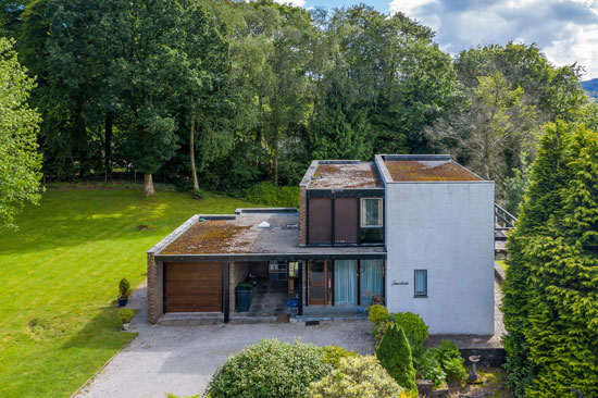 1960s modern house in Bowness-on-Windermere, Lake District