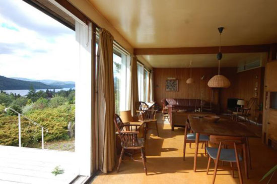 1970s John Gill-designed Crown Field three-bedroom single-storey property in Bowness, Cumbria