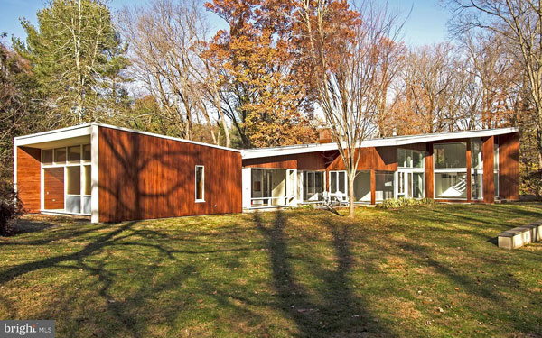 1950s Marcel Breuer-designed The Lauck House in Princeton, New Jersey, USA