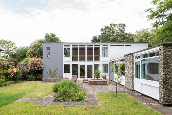 1960s Gerald Beech midcentury modern house in Broadstairs, Kent