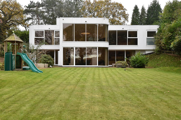 Frazer Crane-designed Bridge House modernist property in Wilmslow, Cheshire