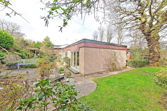 1960s modern house in Edgbaston, Birmingham, West Midlands