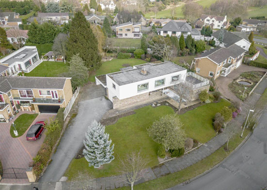 1970s modernist property in Bramcote, Nottingham