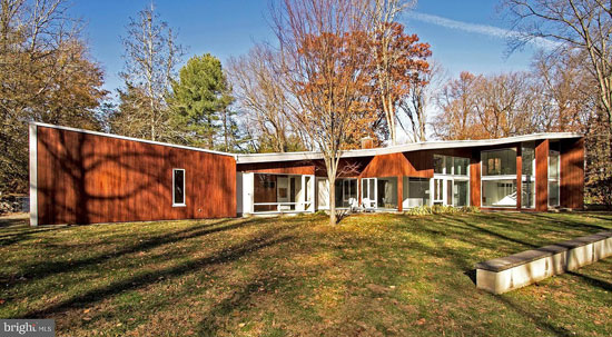1950s Marcel Breuer-designed The Lauck House in Princeton, New Jersey, USA