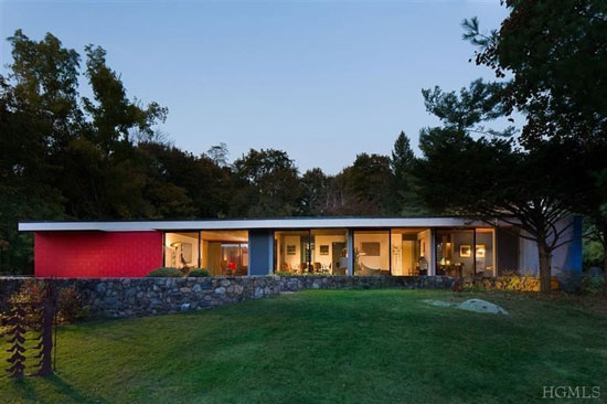 On the market: 1950s Marcel Breuer-designed midcentury-modern property in Croton-On-Hudson, New York State, USA