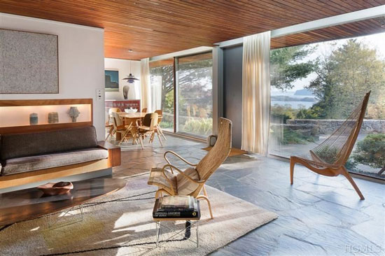 1950s Marcel Breuer-designed midcentury-modern property in Croton-On-Hudson, New York State, USA