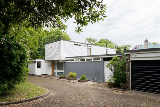 1960s Gerald Beech midcentury modern house in Broadstairs, Kent