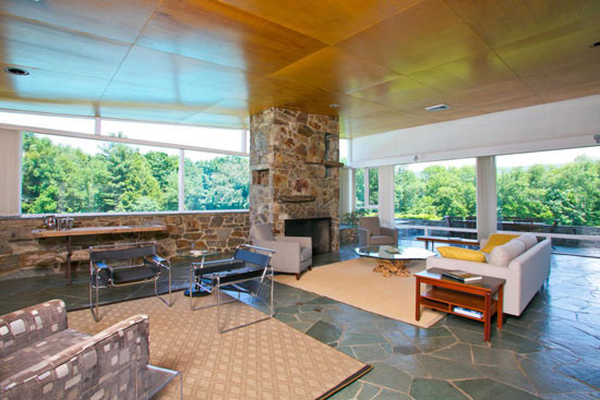 Marcel Breuer-designed Robinson House in Williamstown, Massachusetts, USA