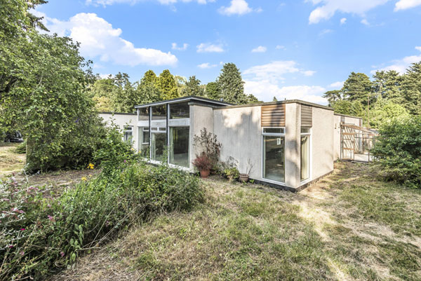 1960s modernist renovation project in Brettenham, Suffolk