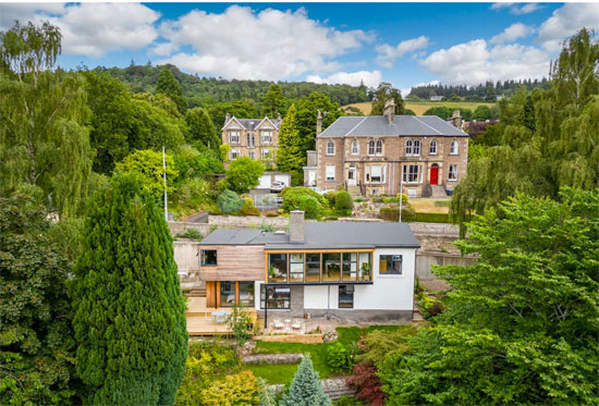 The Rowans 1960s modern house in Bridge of Allan, Stirling, Scotland