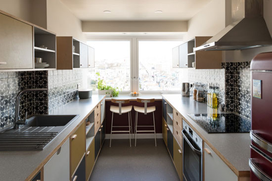 Apartment in the 1960s Richard Seifert-designed Bedford Towers in Brighton, Sussex