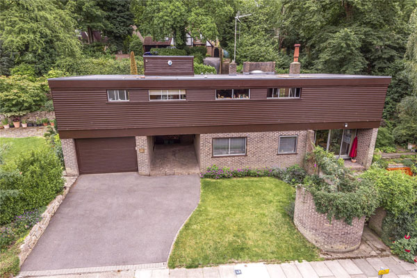 1970s Geoffrey Carter modern house in Chislehurst, Kent