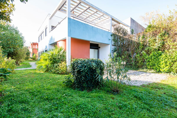 1920s Le Corbusier zig-zag house in Pessac, France