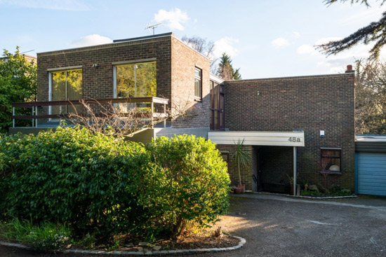 1960s Roy Lancaster-designed modernist property in Chislehurst, Kent