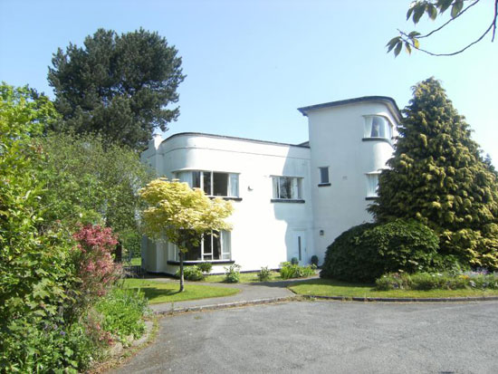 Hubert Thomas-designed 1930s art deco five-bedroom property in Neston, Cheshire