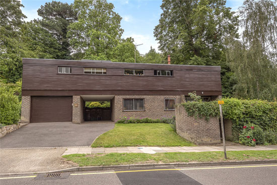 1970s Geoffrey Carter modern house in Chislehurst, Kent