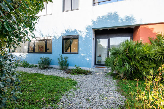 1920s Le Corbusier zig-zag house in Pessac, France