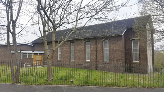 1960s-built church building in Stoke-In-Trent, Staffordshire