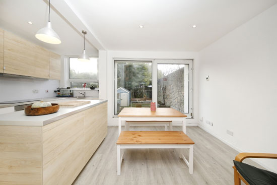 Terraced house in 1960s Chamberlin, Powell and Bon-designed Vanbrugh Park Estate, London SE3