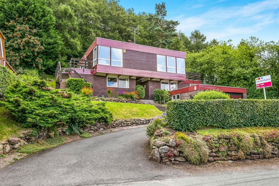 1970s modernist property in Kelsall, near Tarporley, Cheshire