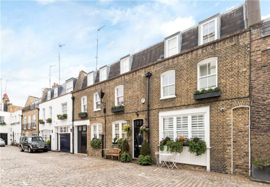 Michael Caine’s 1960s mews home in Hyde Park, London W2