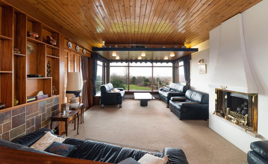 1970s modern house in Prestatyn, Denbighshire, North Wales