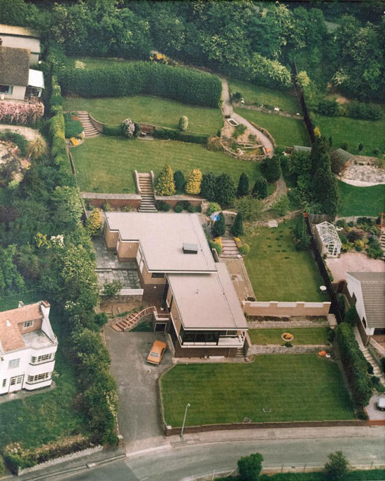 1970s modern house in Prestatyn, Denbighshire, North Wales