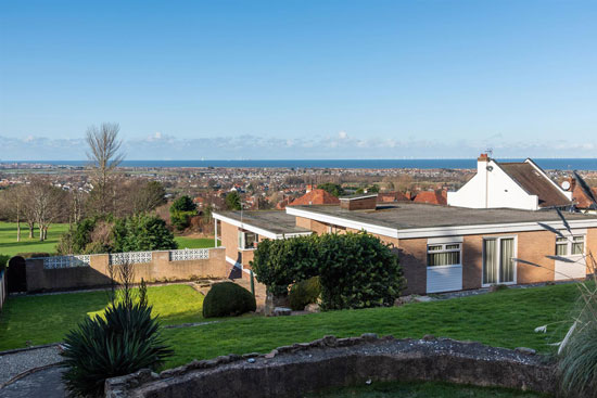 1970s modern house in Prestatyn, Denbighshire, North Wales