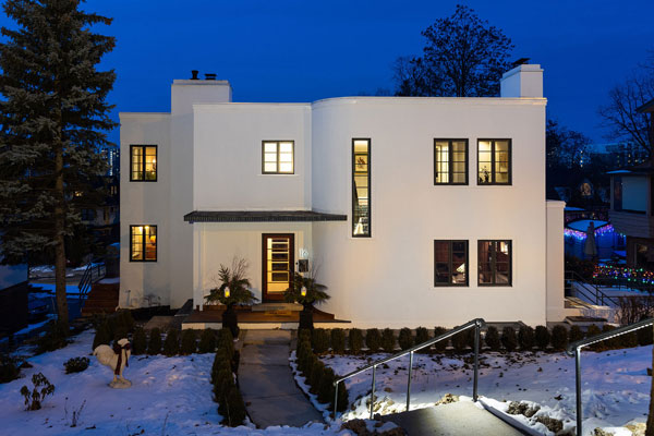 1930s art deco Hale House in Hamilton, Ontario, Canada