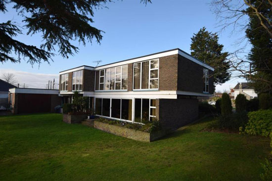 1960s Norman Brooks modernist property in Canvey Island, Essex