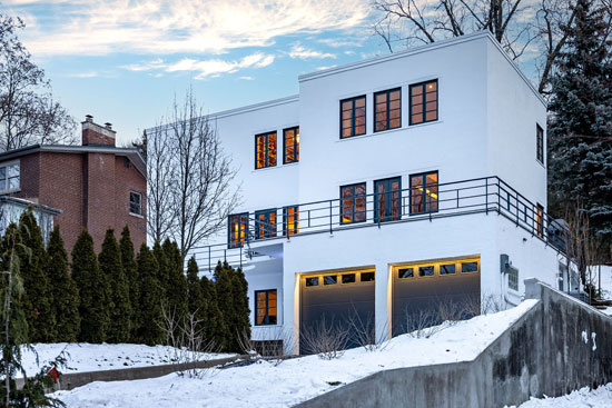 1930s art deco Hale House in Hamilton, Ontario, Canada