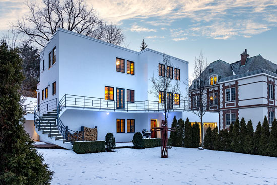 1930s art deco Hale House in Hamilton, Ontario, Canada