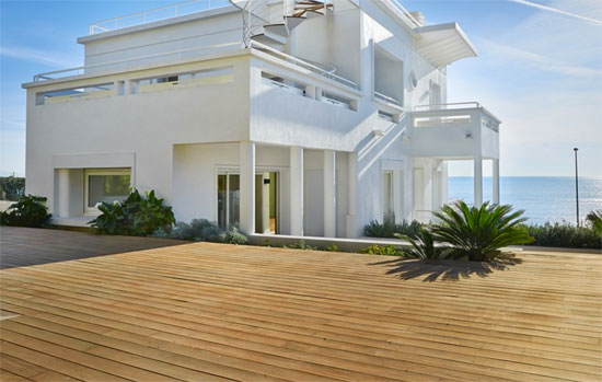 Art deco villa with private beach in Cap D'Antibes, Cote D'Azur, south east France